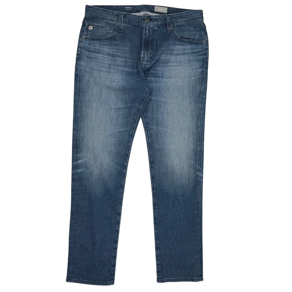 AG Adriano Goldschmied The Tellis Modern Slim Jeans Mens 36X3 Denim Flaw pic 5